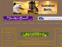 Tablet Screenshot of guardianmails.com